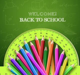 学校学生返校背景图片