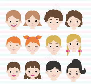 儿童头像表情