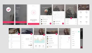APP手机客户端ui图片