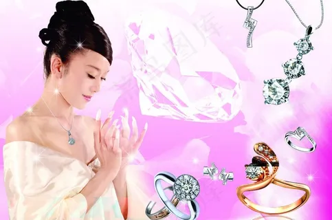 闪亮钻石珠宝首饰广告图片 闪亮钻石珠宝首饰广告图片