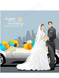 矢量婚礼人物120