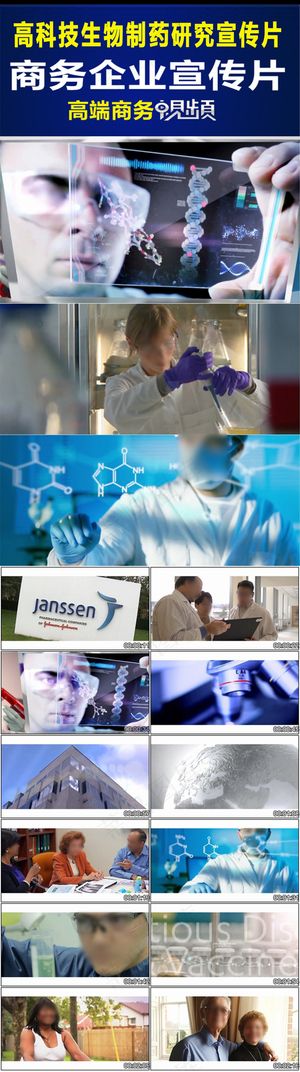 生物制药医疗医学研究宣传片
