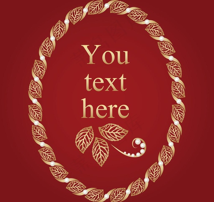 欧式古典花纹底纹花图片