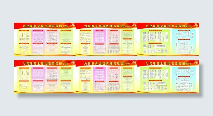 流程图cdr矢量模版下载