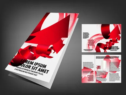 矢量宣传册折页设计