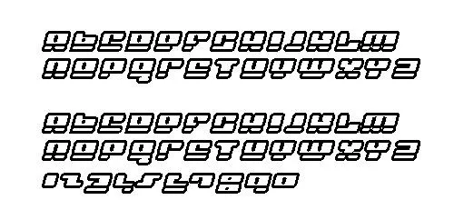 Face 另类字体