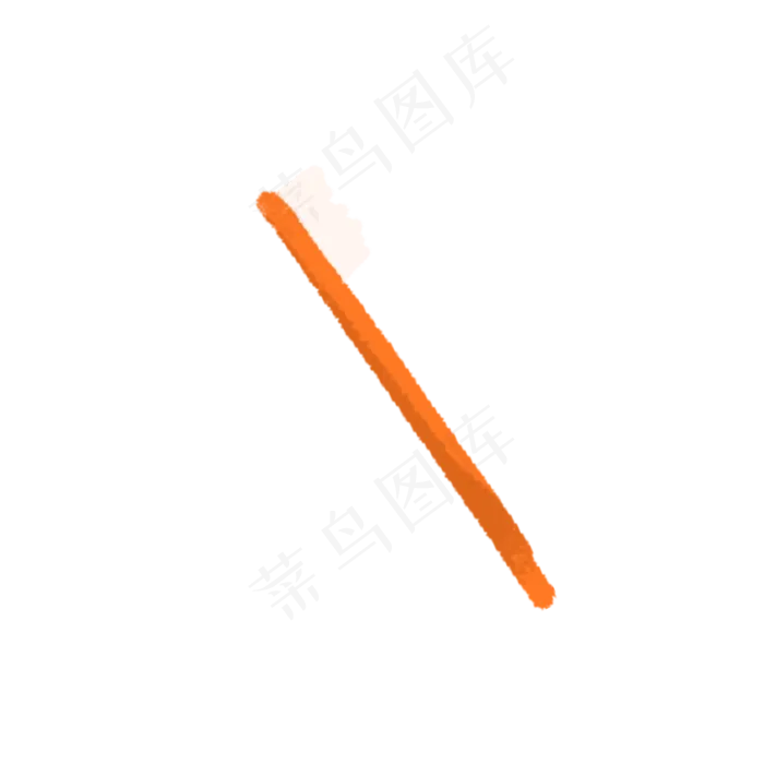 红色的软毛牙刷免扣图红色的软毛牙刷免扣图psd模版下载