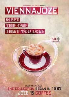 咖啡厅宣传海报设计