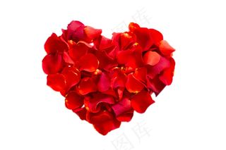 心形鲜花创意图案