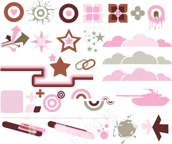 天气预报矢量素材ai矢量模版下载