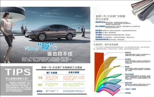 一汽-大众原厂太阳膜图片