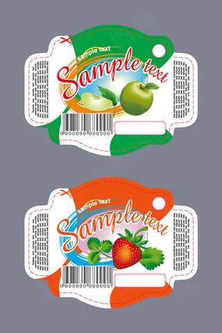 美丽的水果贴矢量素材