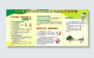 艾滋病展板图片