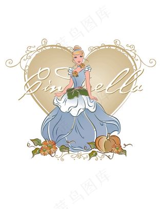 卡通人物美女女人