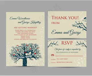 美丽雪景婚礼喜谏图片