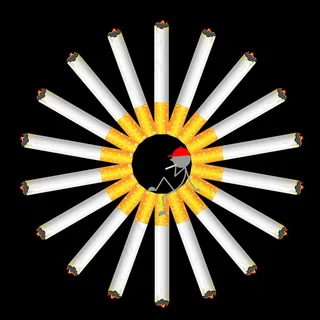 禁止吸烟矢量素材2