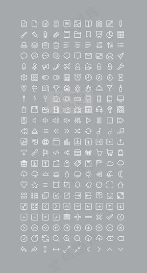 精致线条按钮PSD分层素材