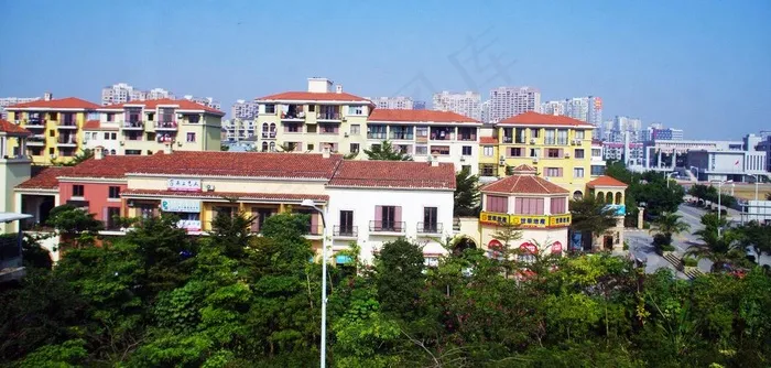 欧式楼群建筑图片