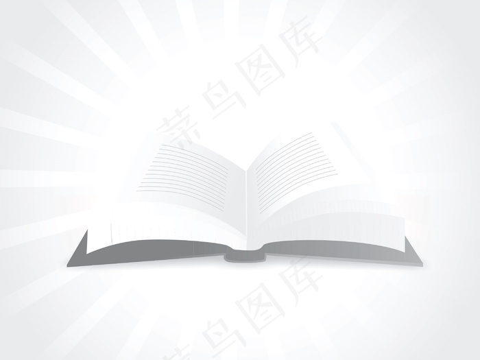 打开书矢量eps,ai矢量模版下载