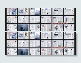 医院青花瓷风格综合杂志图片