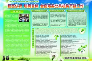 节能减排展板图片