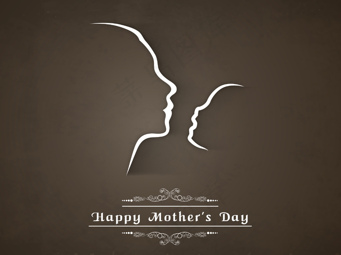 母亲节庆典贺卡设计