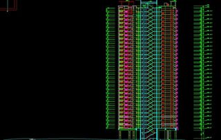 黄埔雅苑 住宅楼剖面图图片