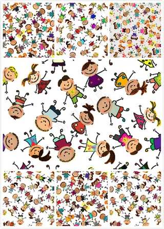 卡通儿童孩子背景