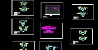 灌区排水渠建筑施工图