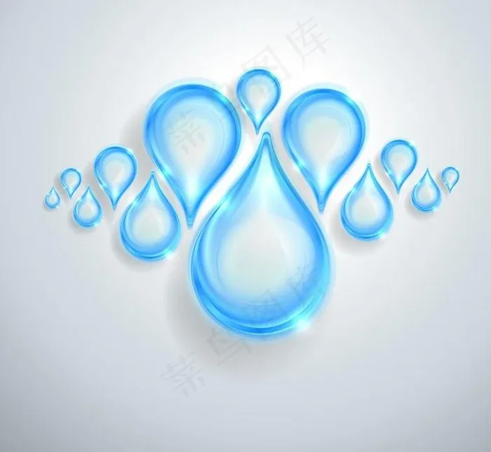 水珠水泡水滴背景图片eps,ai矢量模版下载