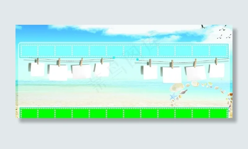 照片墙图片(100X100)cdr矢量模版下载