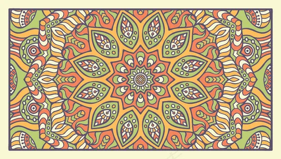 复古手绘水彩花纹民族名片卡片设计9... 复古手绘水彩花纹民族名片卡片设计9...