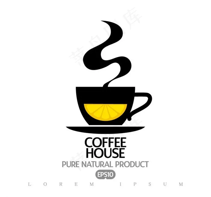咖啡图片eps,ai矢量模版下载