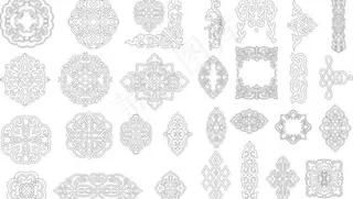 中国传统花纹图片