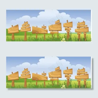 木板公告牌图片