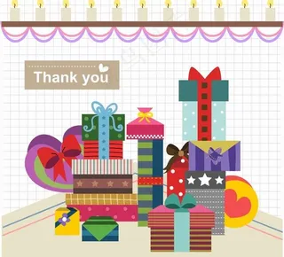 节日彩带礼物矢量AI素材42