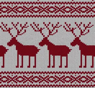 圣诞驯鹿印花图案图片