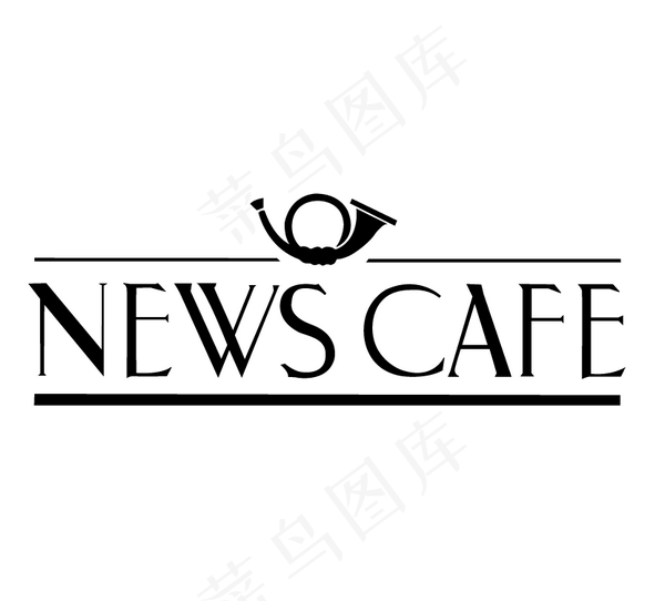 News_Cafe logo设计欣...ai矢量模版下载