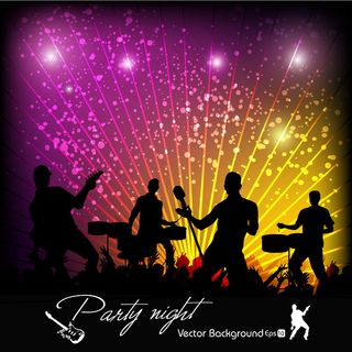 矢量音乐事件抽象的同一个丰富多彩的...