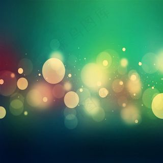光晕绿色背景