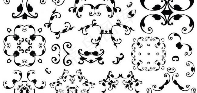 欧式花纹图片