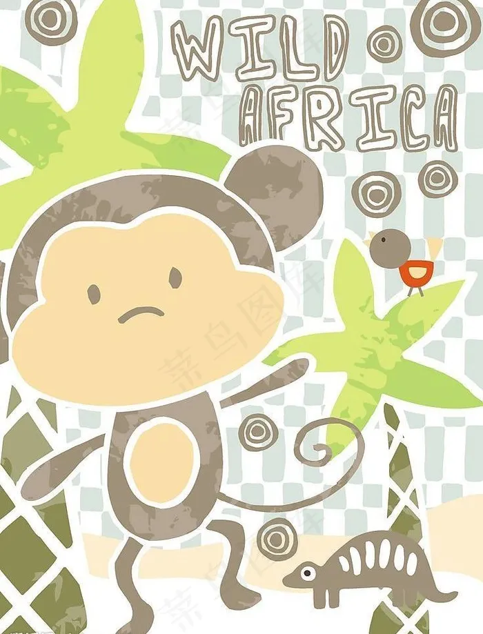 童装卡通印花图片cdr矢量模版下载