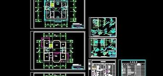 二层别墅给排水平面图