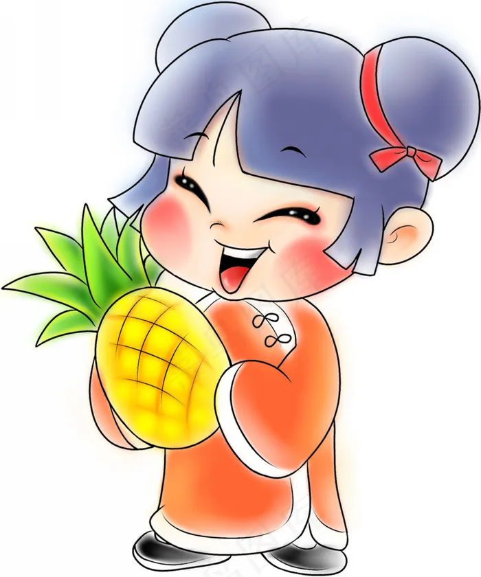 小菠萝插画