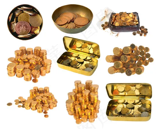 金币图片psd模版下载