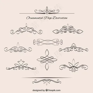 复古优雅的边界收藏