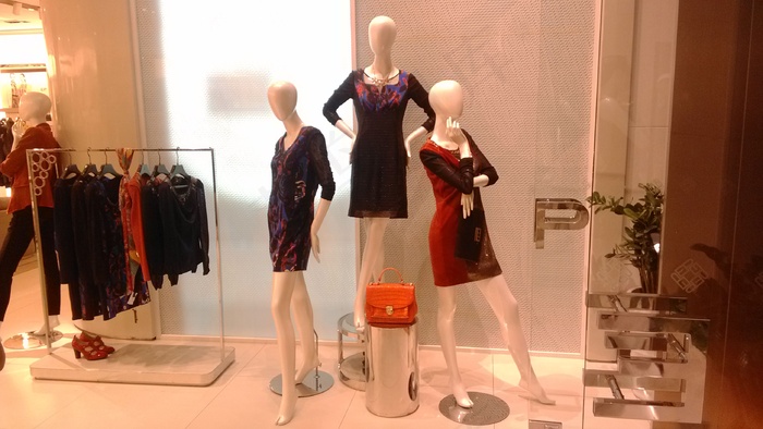 ep雅莹橱窗模特图片