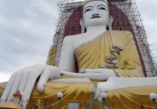 緬甸 勃古 四面佛图片