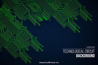 绿色背景矢量图