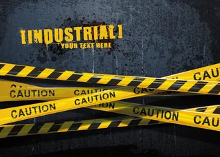 警戒线创意背景矢量图